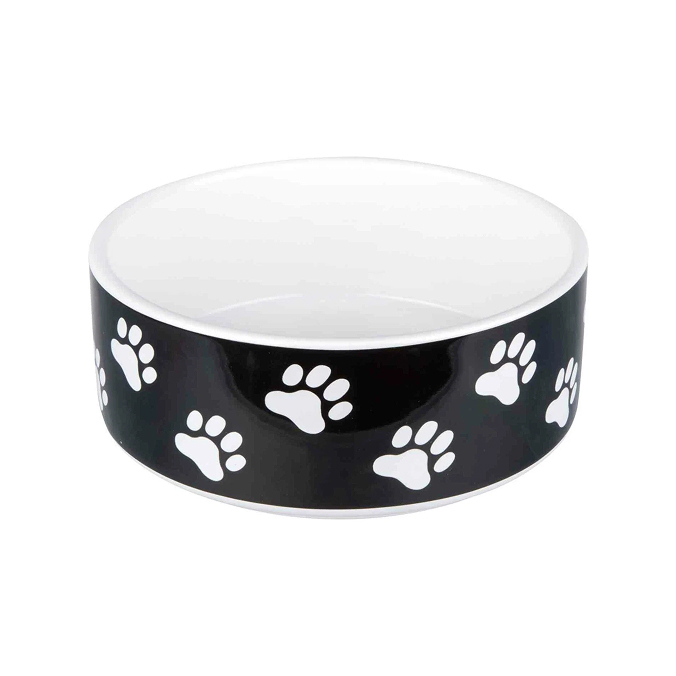 Миска керамическая Mr.Kranch с лапками черная (0,42 л)